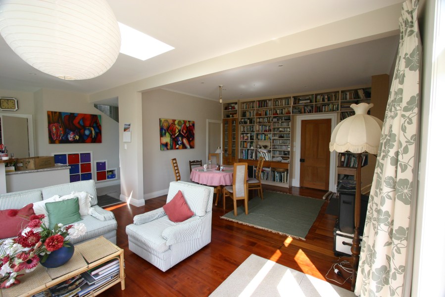 New bookcases and skylights